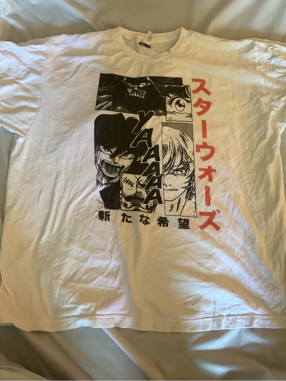 Star Wars Manga Anime Style XXL White Tee